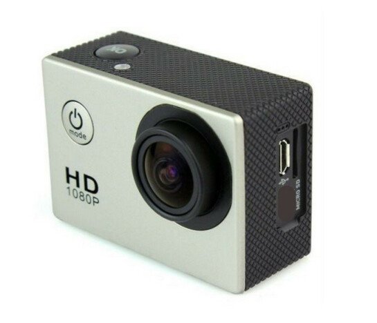 Camera Sport iUni Dare 50i Full HD 1080P, 5M, Waterproof, Argintiu + Card MicroSD 8GB Cadou